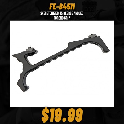 Skeletonized 45 Degree Angled Forend Grip