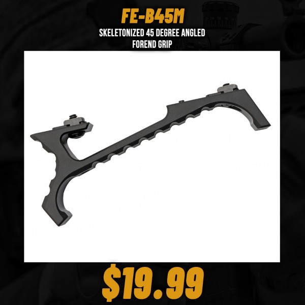 Skeletonized 45 Degree Angled Forend Grip