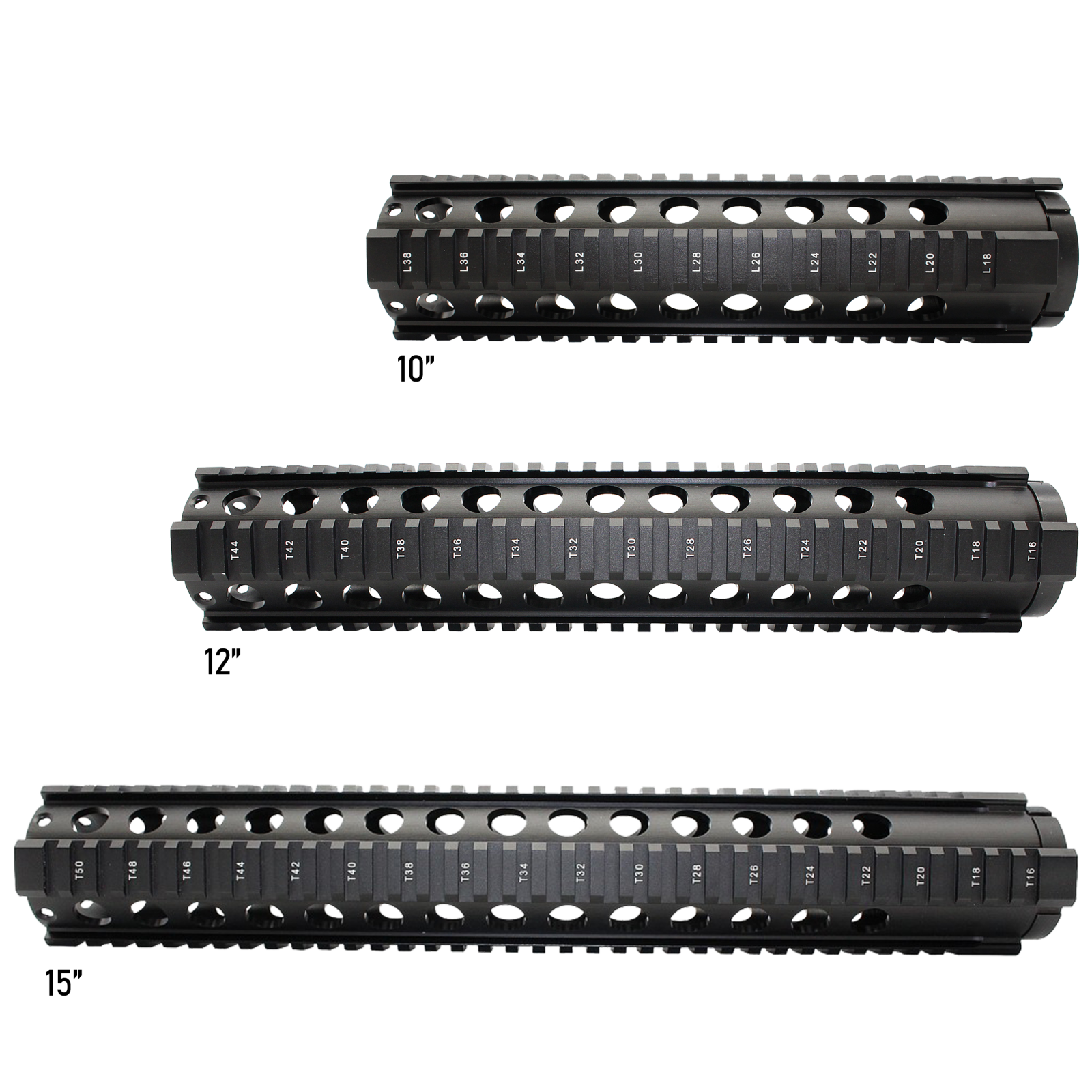 AR15 Extended Length One Piece Free Float Handguard OutdoorSportsUSA