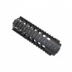 T-Series Free Float 7" Quad Handguard W/Flip Up Sights T-Series Free Float 7" Quad Handguard W/Flip Up Sights