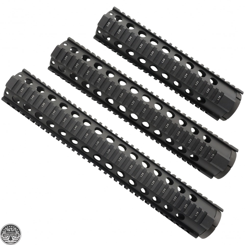 AR-15 Free Float Quad Rail Hand Guard W/ Options