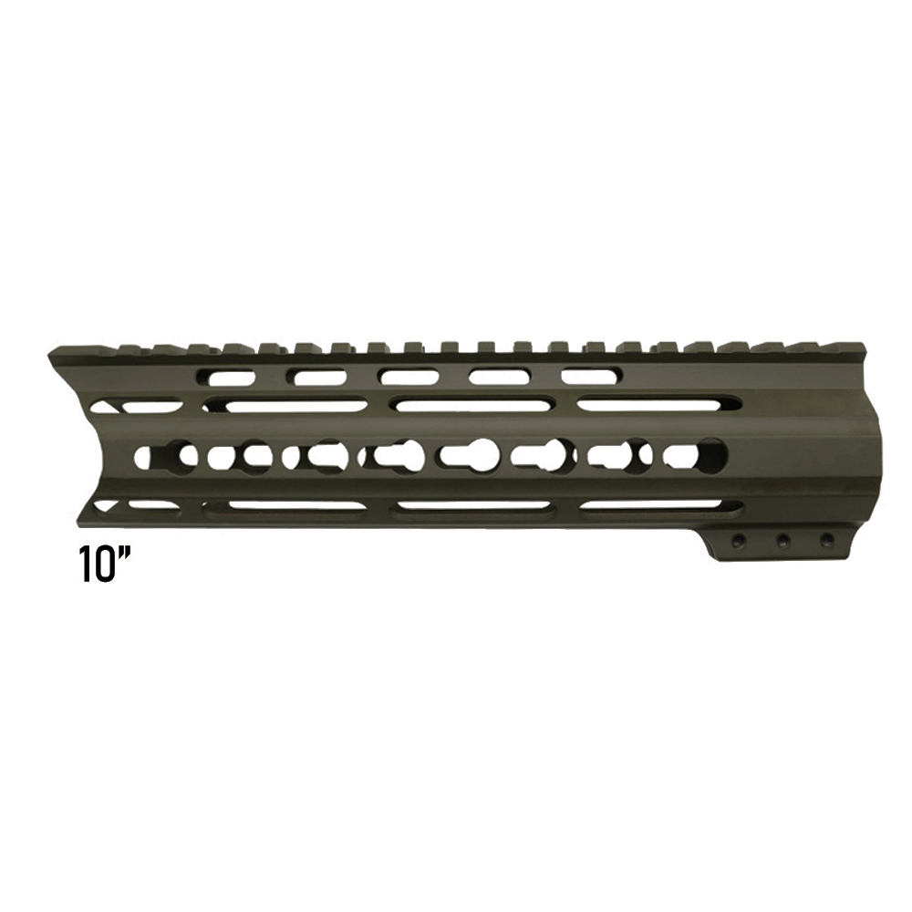 Cerakote OD-Green | AR-15 ''C'' Cut Clamp On Keymod Handguard | Made In U.S.A