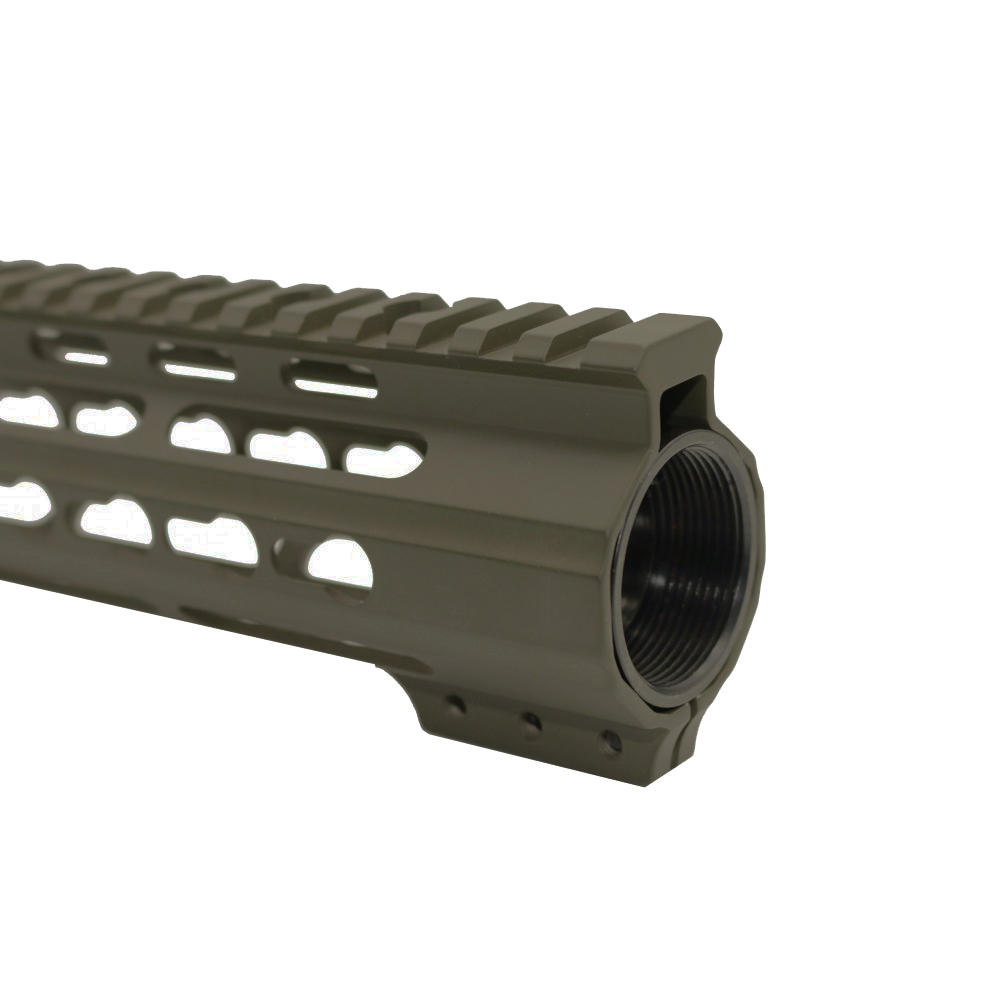 Cerakote OD-Green | AR-15 ''C'' Cut Clamp On Keymod Handguard | Made In U.S.A