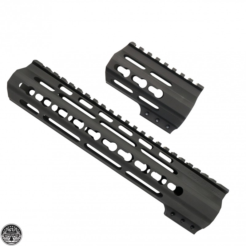 Ar-15 Angle Cut Clamp On Keymod Handguard 