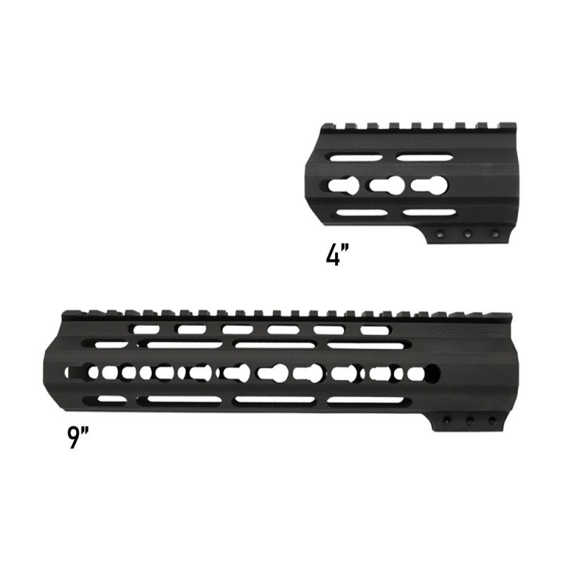 AR-15 Angle Cut Clamp On Keymod Handguard | Made In USA