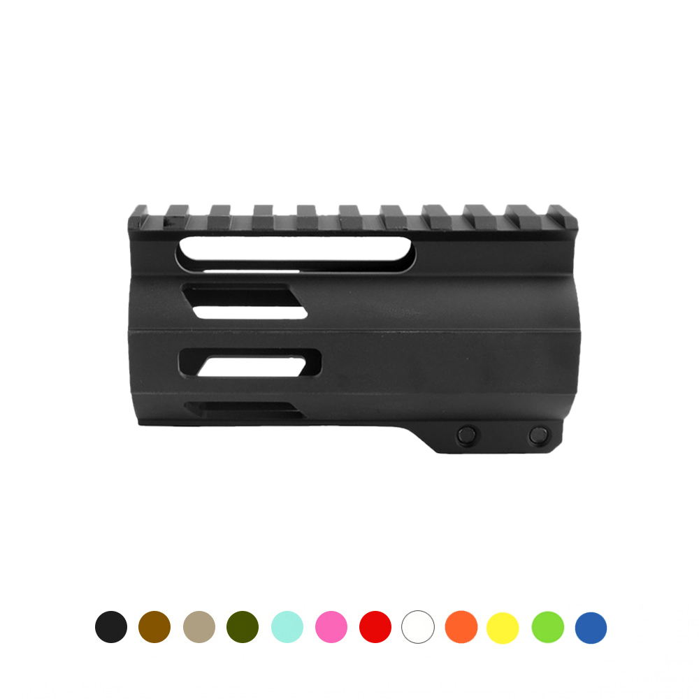 CERAKOTE COLOR OPTION| AR-15 4" M-Lok Super Slim Free Float Handguard CERAKOTE COLOR OPTION| AR-15 4" M-Lok Super Slim Free Float Handguard