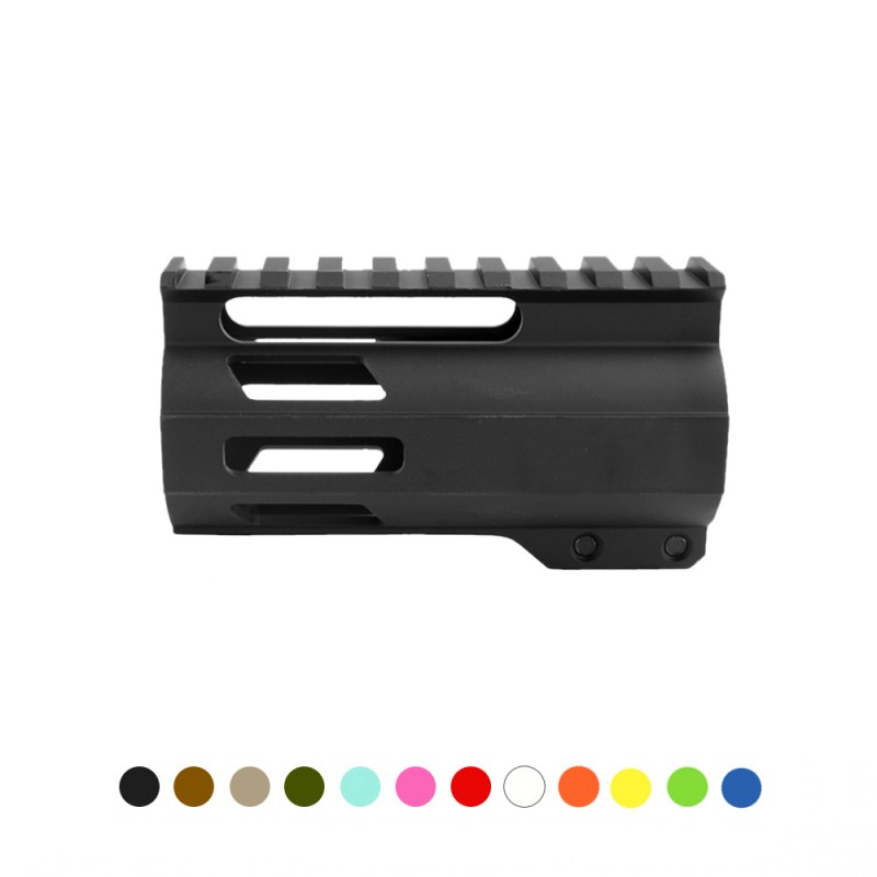 CERAKOTE COLOR OPTION| AR-15 4" M-Lok Super Slim Free Float Handguard CERAKOTE COLOR OPTION| AR-15 4" M-Lok Super Slim Free Float Handguard