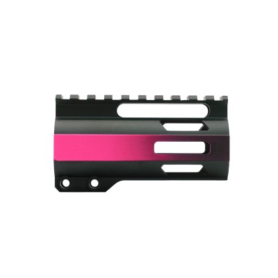 CERAKOTE GRADIENT PNK | AR-15 4" M-Lok Super Slim Free Float Handguard