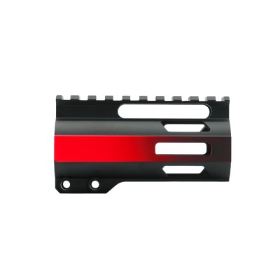 CERAKOTE GRADIENT RED | AR-15 4" M-Lok Super Slim Free Float Handguard