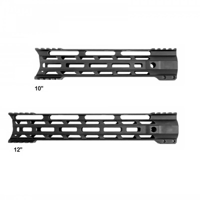AR-15 M-Lok Handguard C Relief Cut - Black