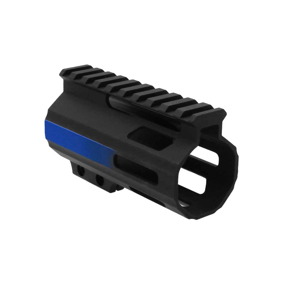CERAKOTE GRADIENT BLU | AR-15 4" Parallelogram M-Lok Handguard - Made in USA