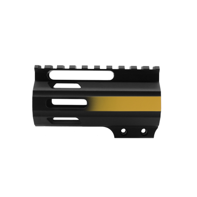 CERAKOTE GRADIENT GOLD | AR-15 4" Parallelogram M-Lok Handguard - Made in USA
