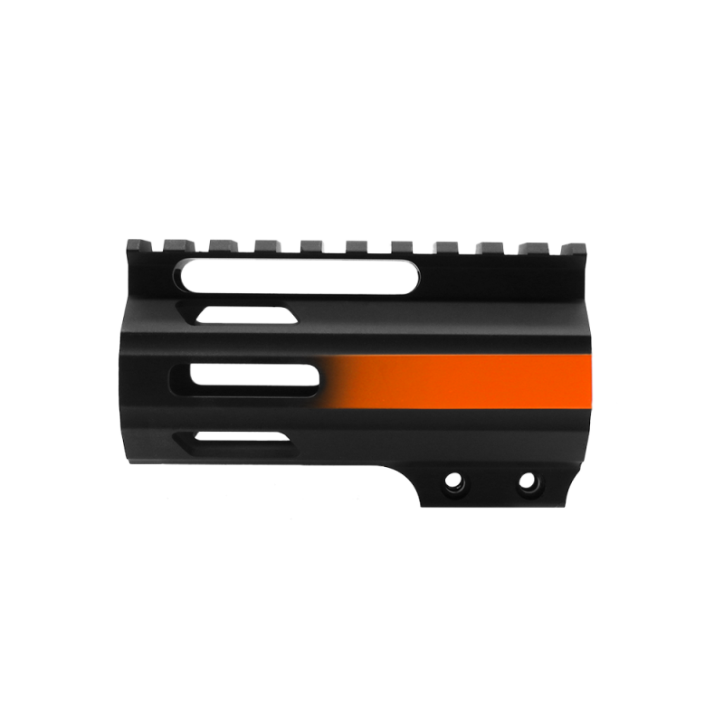 CERAKOTE GRADIENT HUNTER ORANGE | AR-15 4" Parallelogram M-Lok Handguard - Made in USA