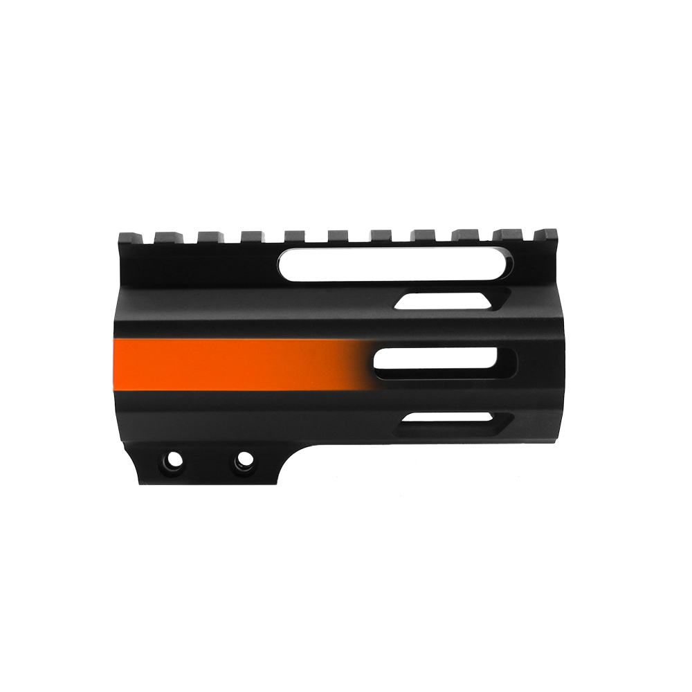 CERAKOTE GRADIENT HUNTER ORANGE | AR-15 4" Parallelogram M-Lok Handguard - Made in USA