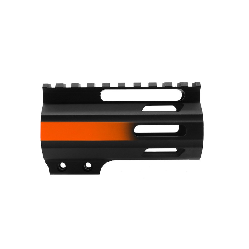 CERAKOTE GRADIENT HUNTER ORANGE | AR-15 4" Parallelogram M-Lok Handguard - Made in USA
