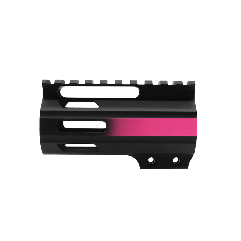 CERAKOTE GRADIENT SIG PINK | AR-15 4" Parallelogram M-Lok Handguard - Made in USA
