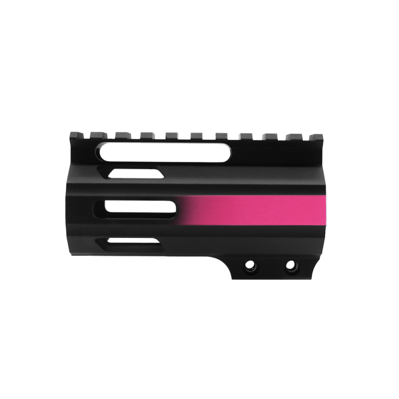 CERAKOTE GRADIENT SIG PINK | AR-15 4" Parallelogram M-Lok Handguard - Made in USA