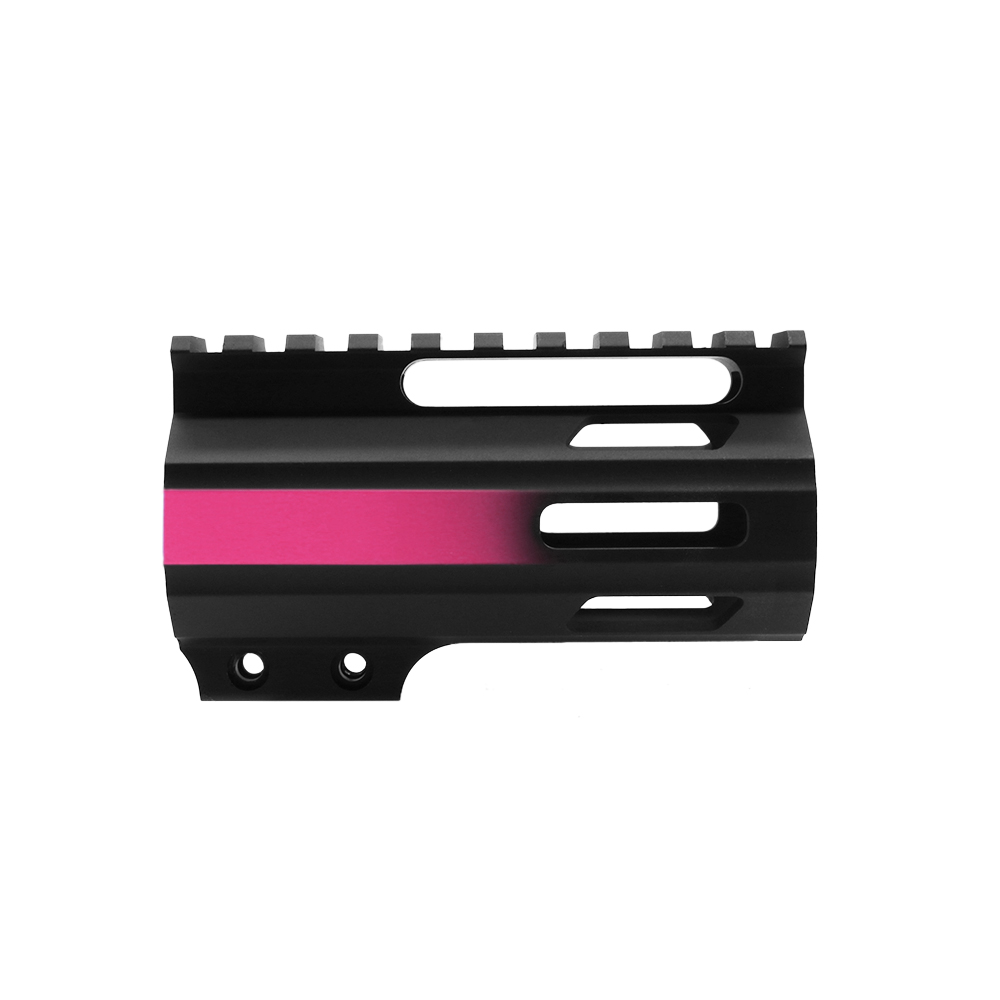 CERAKOTE GRADIENT SIG PINK | AR-15 4" Parallelogram M-Lok Handguard - Made in USA