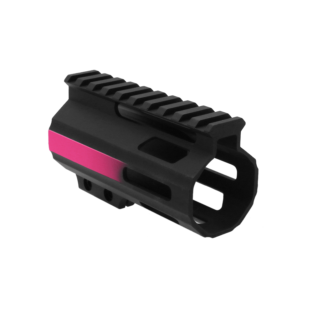 CERAKOTE GRADIENT SIG PINK | AR-15 4" Parallelogram M-Lok Handguard - Made in USA