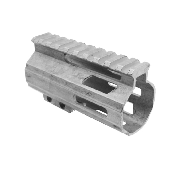 AR-15 4" Parallelogram M-Lok Handguard - RAW - Made in USA