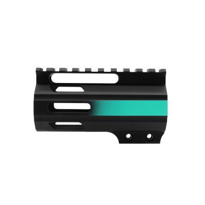 CERAKOTE GRADIENT ROBINS EGG | AR-15 4" Parallelogram M-Lok Handguard - Made in USA