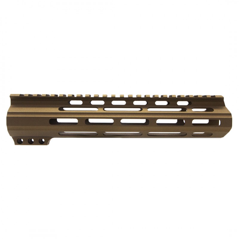 CERAKOTE BURNT BRONZE | AR-15 Angle Cut Clamp on M-LOK Handguard | Made in USA