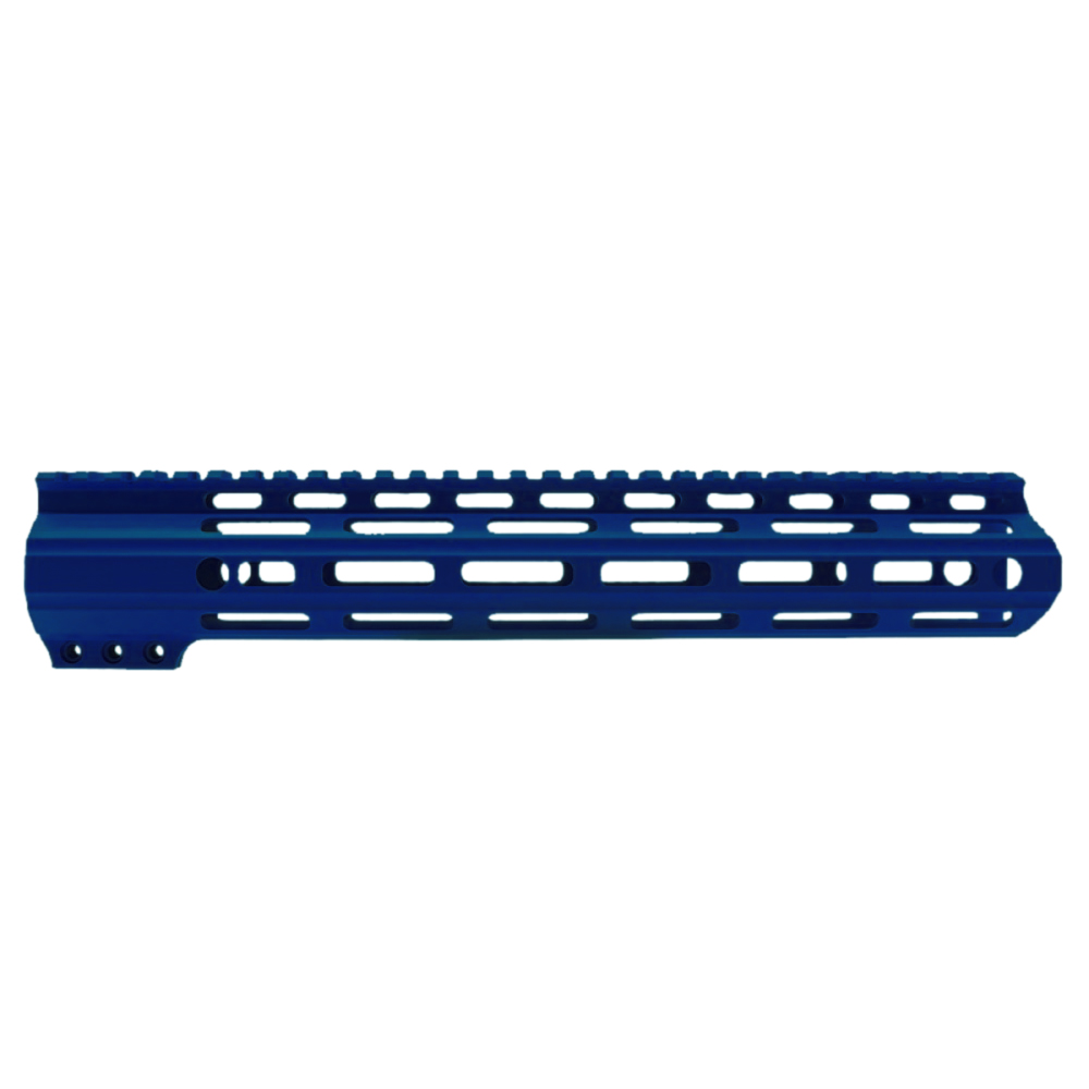 CERAKOTE BLUE FLAME | AR-15 Angle Cut Clamp on M-LOK Handguard | Made in USA