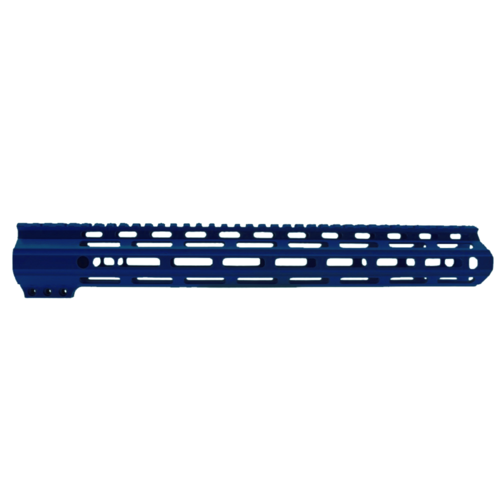 CERAKOTE BLUE FLAME | AR-15 Angle Cut Clamp on M-LOK Handguard | Made in USA