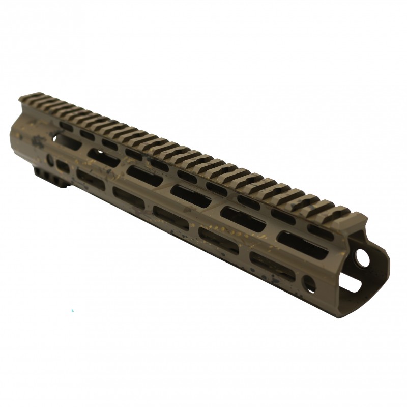 CERAKOTE SPLATTER| AR-15 ANGLE CUT CLAMP ON M-LOK HANDGUARD-BASE FDE- PATTERN-BBR-ODG-GOLD- MADE IN U.S.A