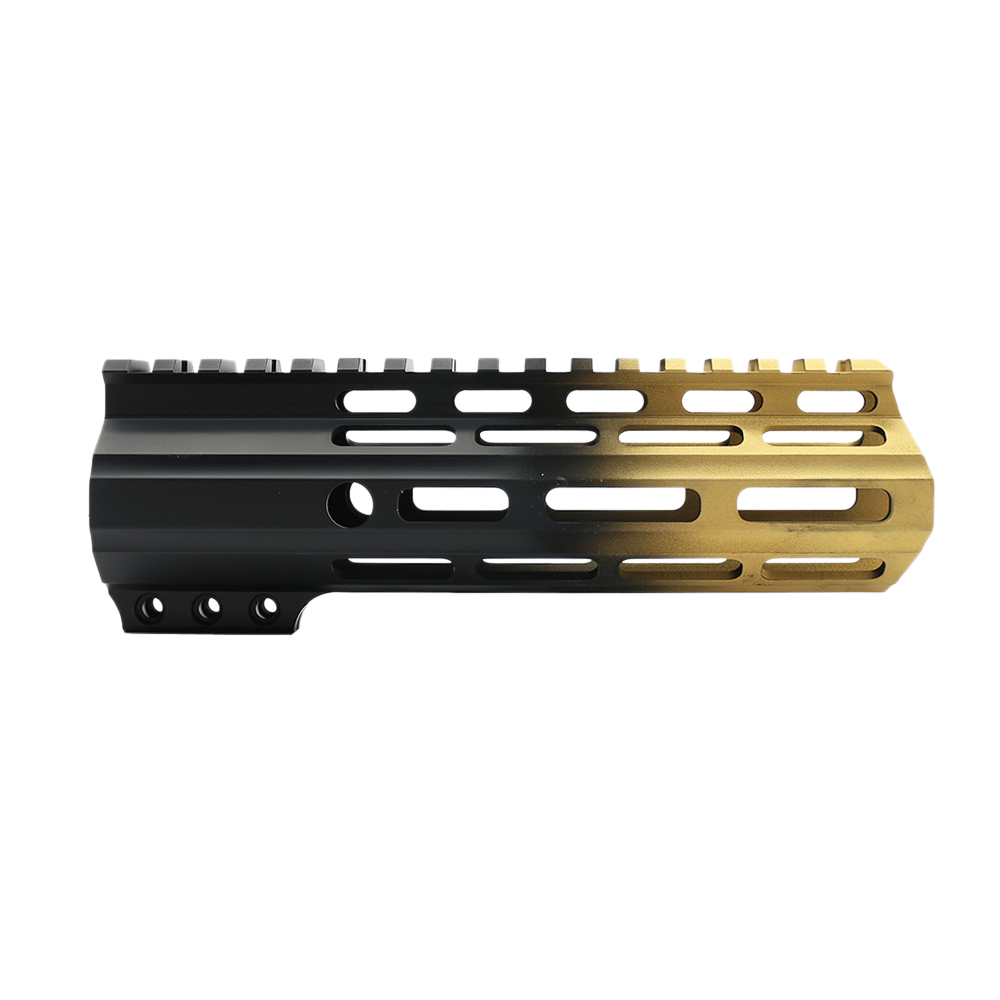 CERAKOTE GRADIENT GOLD| AR-15 ANGLE CUT CLAMP ON M-LOK HANDGUARD-MADE IN U.S.A