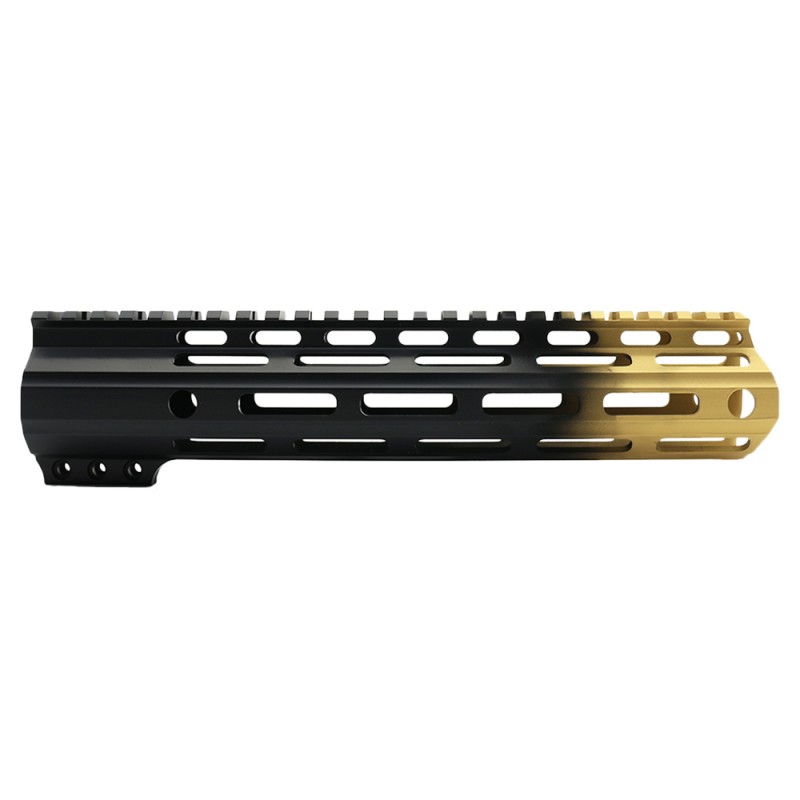 CERAKOTE GRADIENT GOLD| AR-15 ANGLE CUT CLAMP ON M-LOK HANDGUARD-MADE IN U.S.A