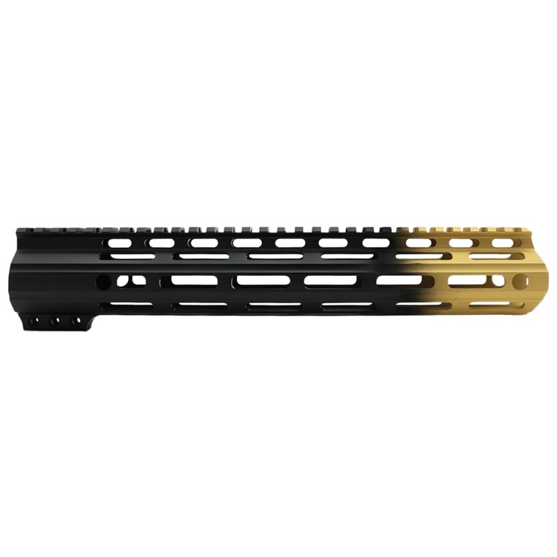 CERAKOTE GRADIENT GOLD| AR-15 ANGLE CUT CLAMP ON M-LOK HANDGUARD-MADE IN U.S.A