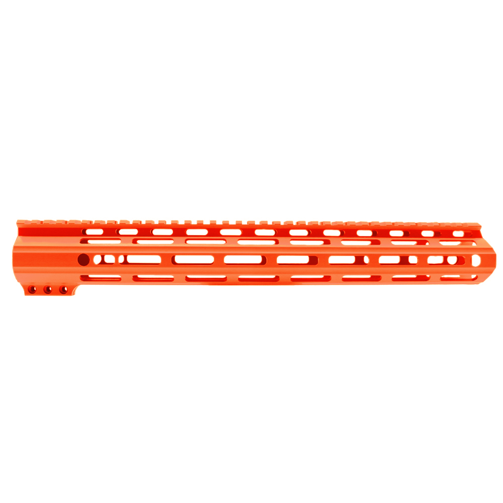 CERAKOTE ORANGE| AR-15 Angle Cut Clamp on M-LOK Handguard | Made in USA