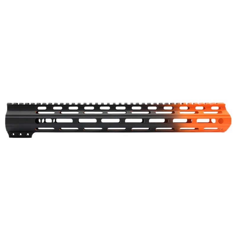 CERAKOTE GRADIENT HUNTER ORANGE| AR-15 ANGLE CUT CLAMP ON M-LOK HANDGUARD-MADE IN U.S.A