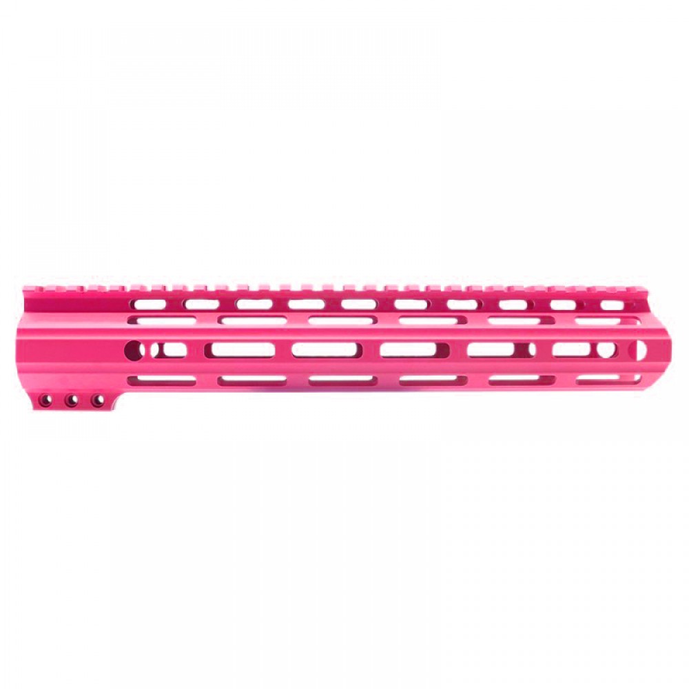 CERAKOTE PINK | AR-15 Angle Cut Clamp on M-LOK Handguard | Made in USA