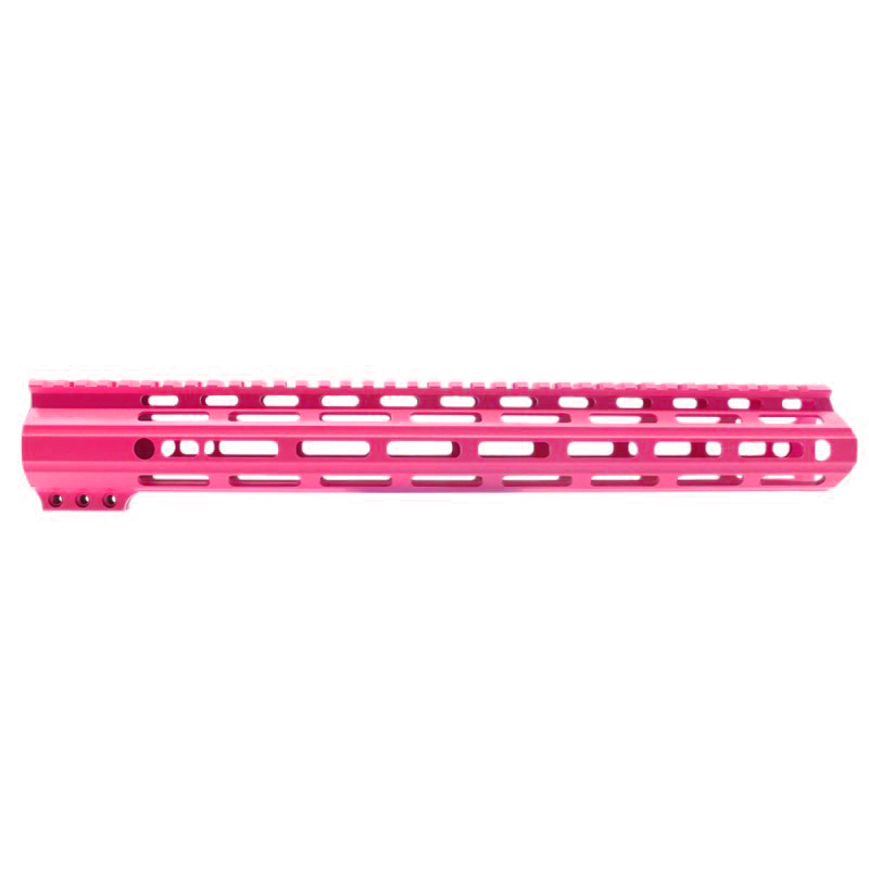 CERAKOTE PINK | AR-15 Angle Cut Clamp on M-LOK Handguard | Made in USA