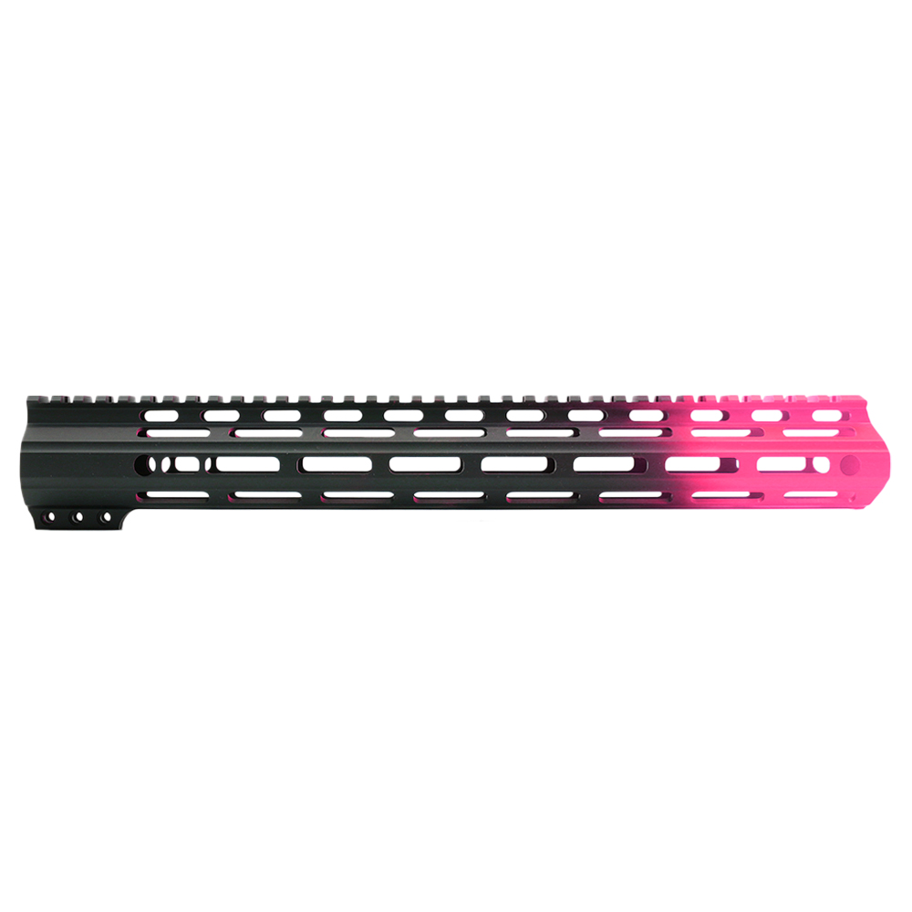 CERAKOTE GRADIENT PINK| AR-15 ANGLE CUT CLAMP ON M-LOK HANDGUARD-MADE IN U.S.A