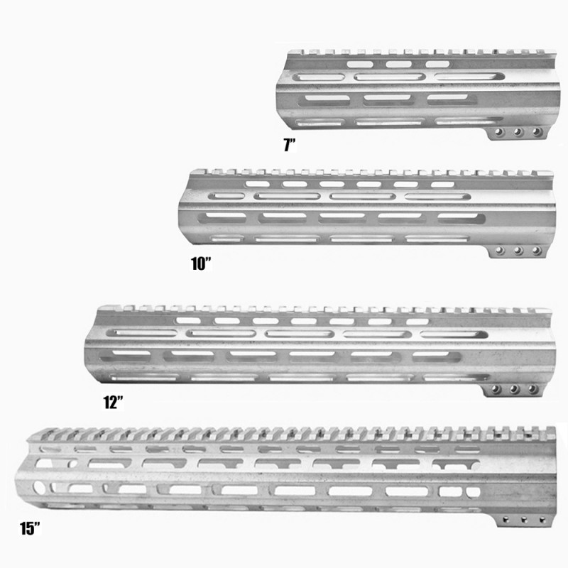 AR-15 Angle Cut Clamp on M-LOK Handguard | Made in USA -RAW