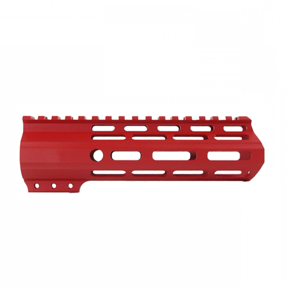 CERAKOTE RED | AR-15 Angle Cut Clamp on M-LOK Handguard | Made in USA