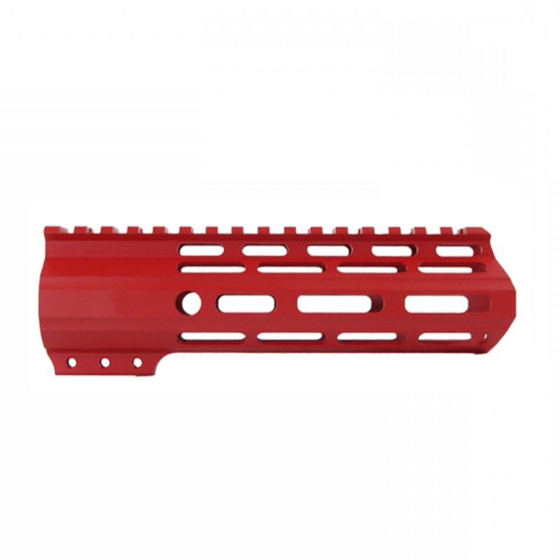 CERAKOTE RED | AR-15 Angle Cut Clamp on M-LOK Handguard | Made in USA