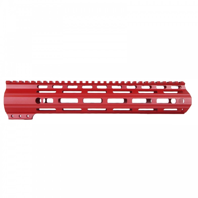 CERAKOTE RED | AR-15 Angle Cut Clamp on M-LOK Handguard | Made in USA