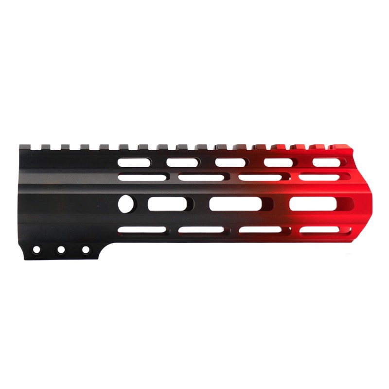 CERAKOTE GRADIENT RED| AR-15 ANGLE CUT CLAMP ON M-LOK HANDGUARD-MADE IN U.S.A