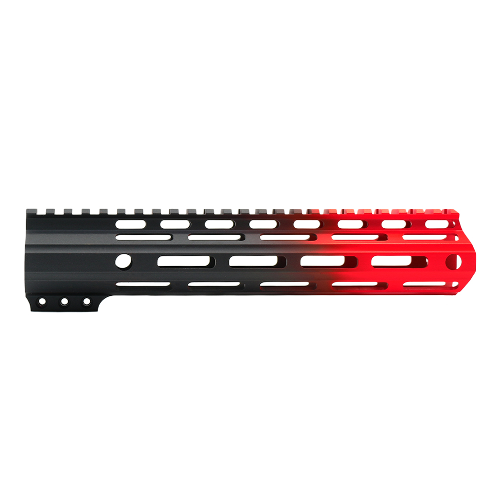 CERAKOTE GRADIENT RED| AR-15 ANGLE CUT CLAMP ON M-LOK HANDGUARD-MADE IN U.S.A