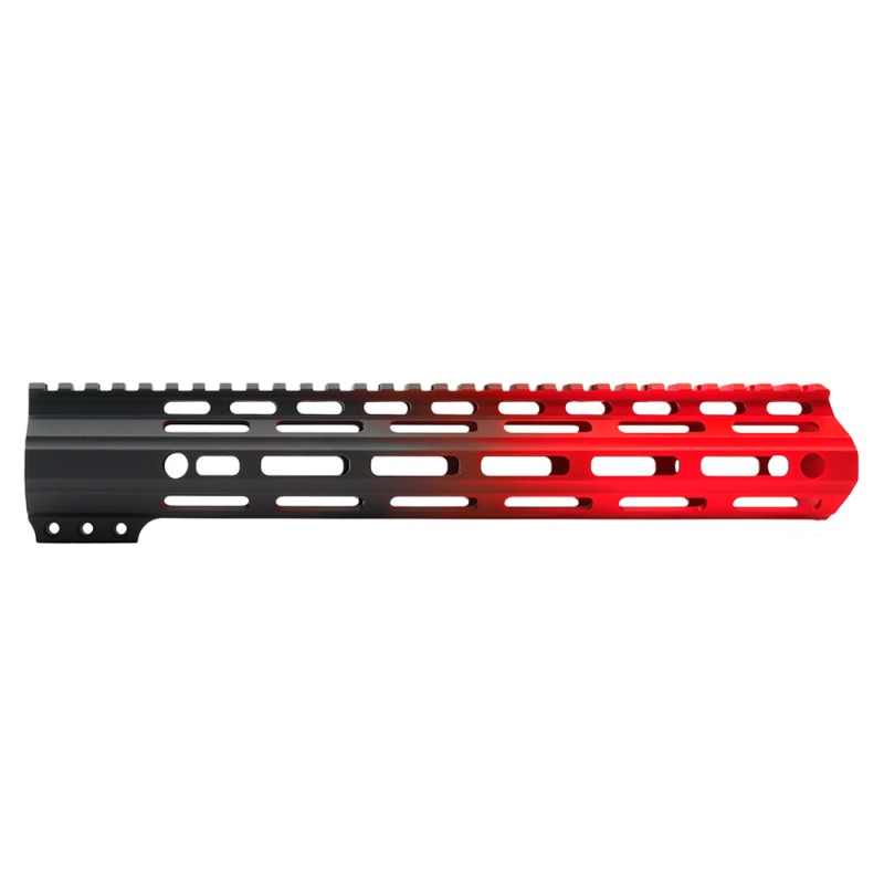 CERAKOTE GRADIENT RED| AR-15 ANGLE CUT CLAMP ON M-LOK HANDGUARD-MADE IN U.S.A