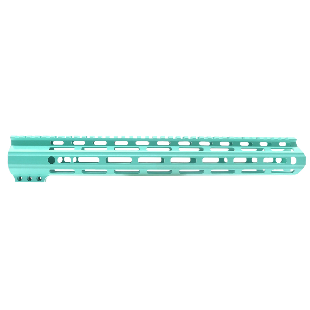 CERAKOTE ROBINS EGG | AR-15 Angle Cut Clamp on M-LOK Handguard | Made ...