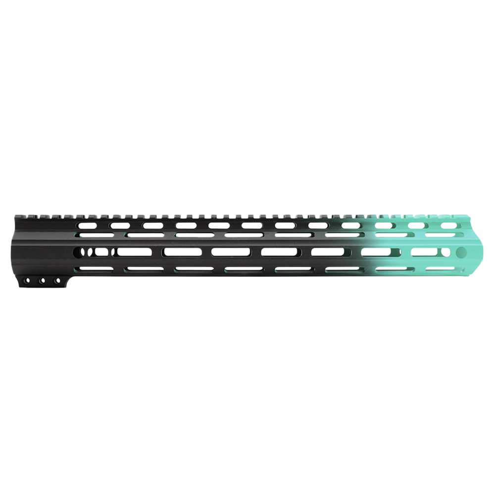 CERAKOTE GRADIENT ROBINS EGG| AR-15 ANGLE CUT CLAMP ON M-LOK HANDGUARD-MADE IN U.S.A