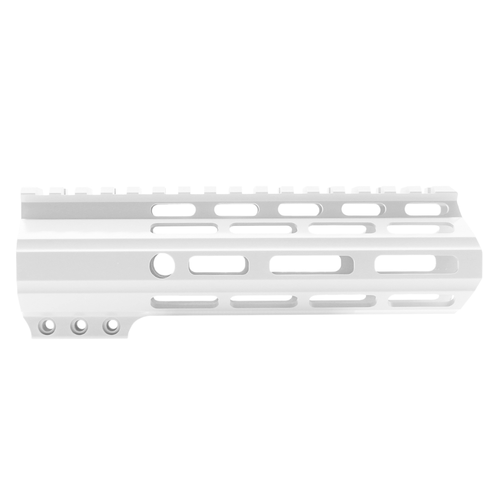 CERAKOTE White | AR-15 Angle Cut Clamp on M-LOK Handguard | Made in USA