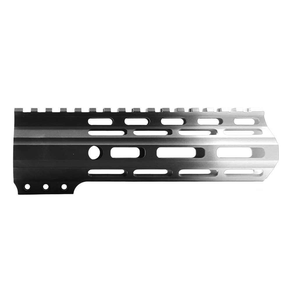 CERAKOTE GRADIENT BRIGHT WHITE| AR-15 ANGLE CUT CLAMP ON M-LOK HANDGUARD-MADE IN U.S.A