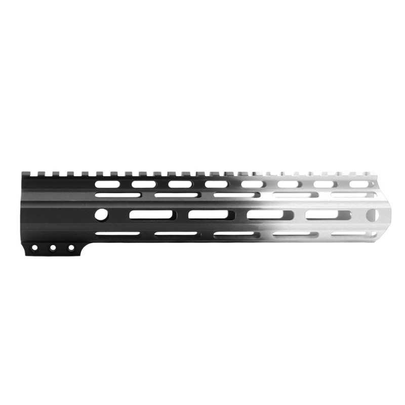 CERAKOTE GRADIENT BRIGHT WHITE| AR-15 ANGLE CUT CLAMP ON M-LOK HANDGUARD-MADE IN U.S.A