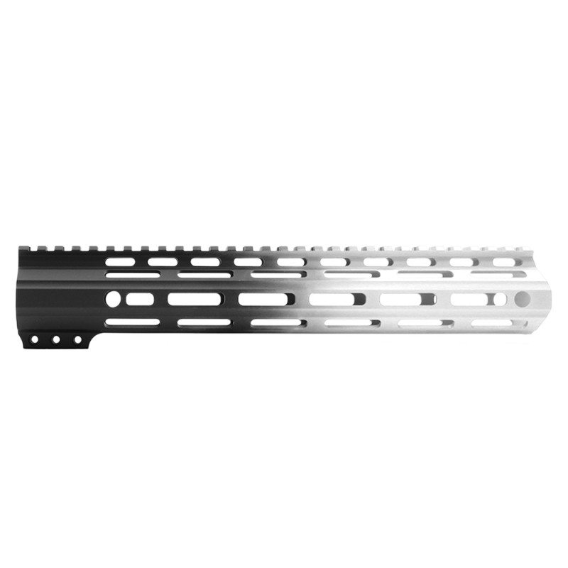 CERAKOTE GRADIENT BRIGHT WHITE| AR-15 ANGLE CUT CLAMP ON M-LOK HANDGUARD-MADE IN U.S.A